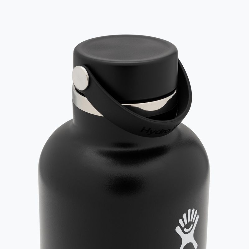 Туристическа бутилка Hydro Flask Wide Flex Cap 64 Oz 1892 ml black 2