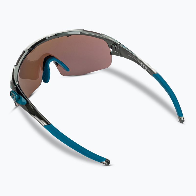 Очила за колоездене Tifosi Sledge Lite Clarion crystal smoke/clarion blue/ac red/clear 3