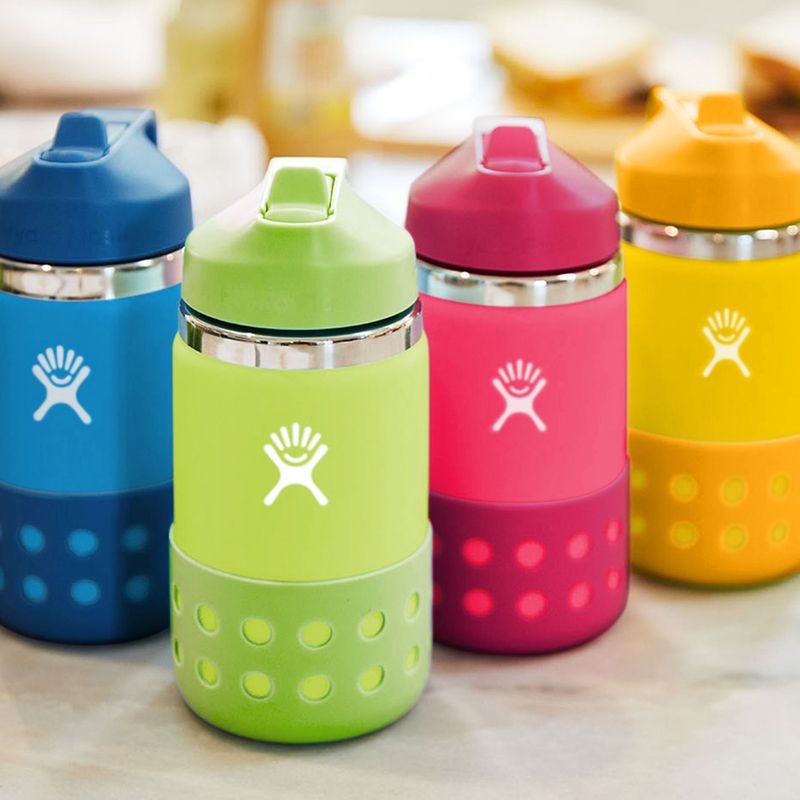 Hydro Flask Широка бутилка с капак и сламка 355 ml розова термо бутилка W12BSWBB623 4