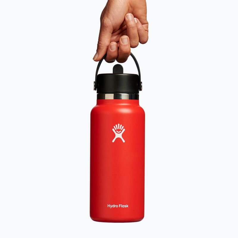Термобутилка Hydro Flask Wide Flex Straw 945 ml червена W32BFS612 3