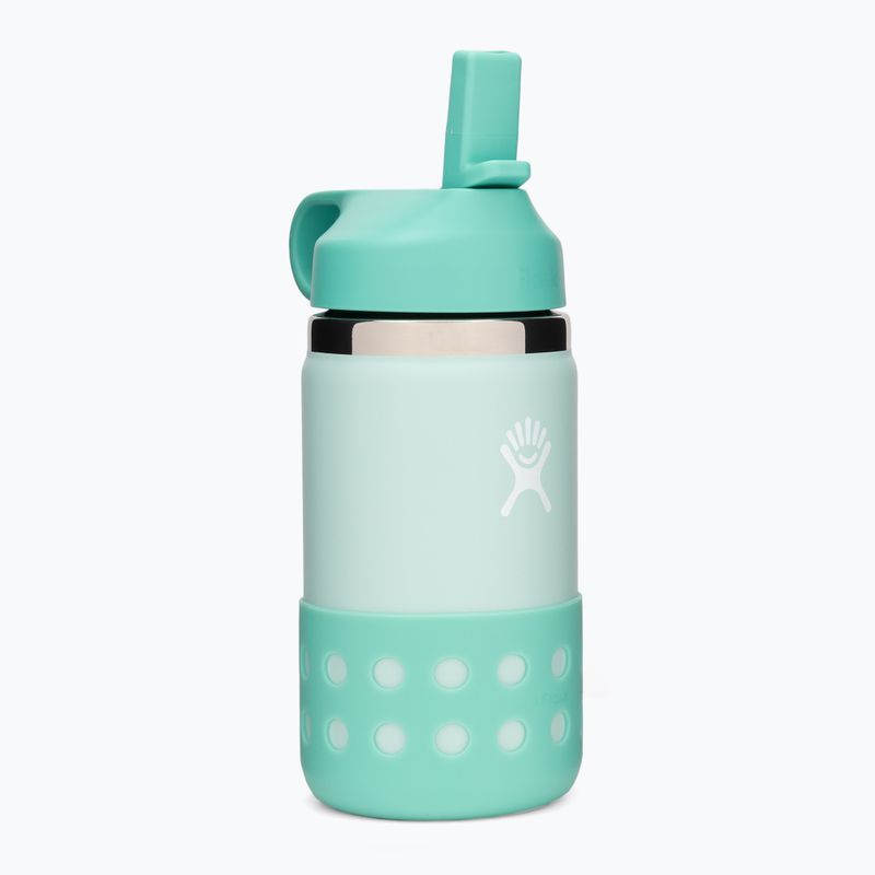 Hydro Flask Широка бутилка с капак и сламка от 355 мл Термална бутилка Dew W12BSWBB441 2