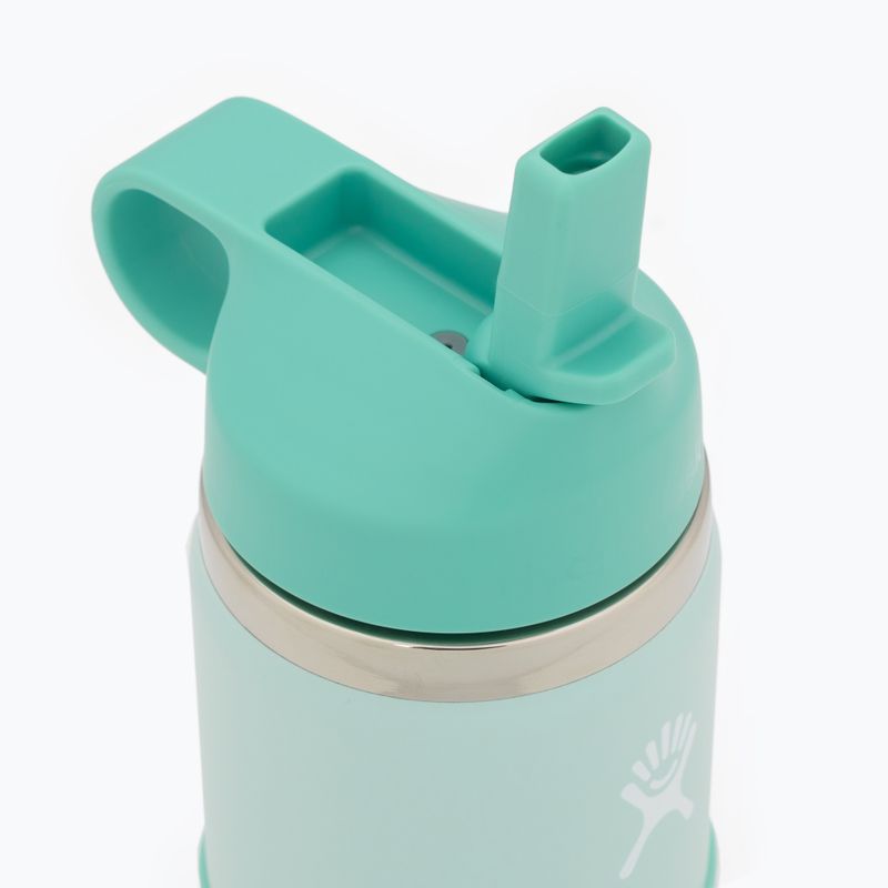 Hydro Flask Широка бутилка с капак и сламка от 355 мл Термална бутилка Dew W12BSWBB441 4