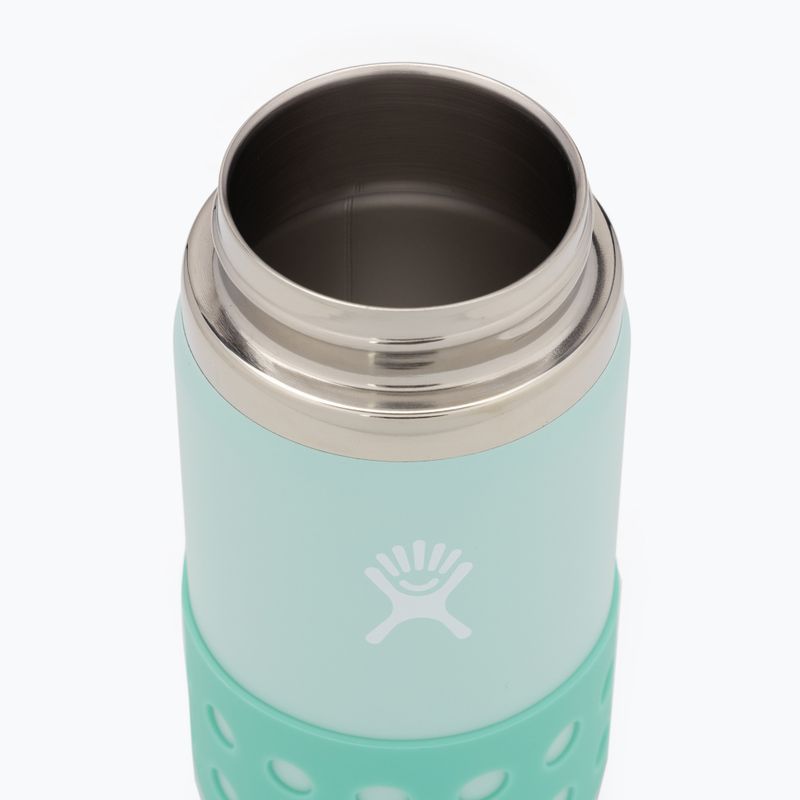 Hydro Flask Широка бутилка с капак и сламка от 355 мл Термална бутилка Dew W12BSWBB441 5