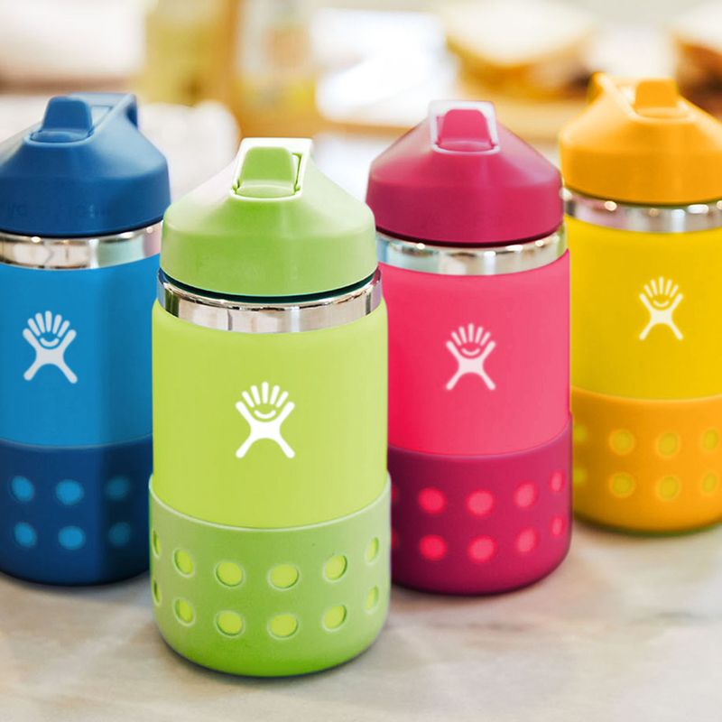 Hydro Flask Широка бутилка с капак и сламка от 355 мл Термална бутилка Dew W12BSWBB441 7