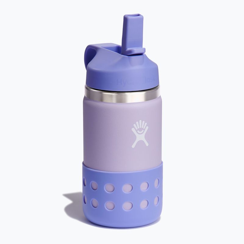 Hydro Flask Широка бутилка с капак и сламка 355 мл лилава термална бутилка W12BSWBB519 2