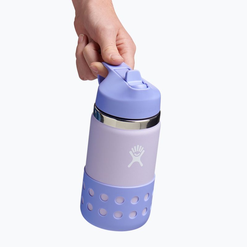 Hydro Flask Широка бутилка с капак и сламка 355 мл лилава термална бутилка W12BSWBB519 3