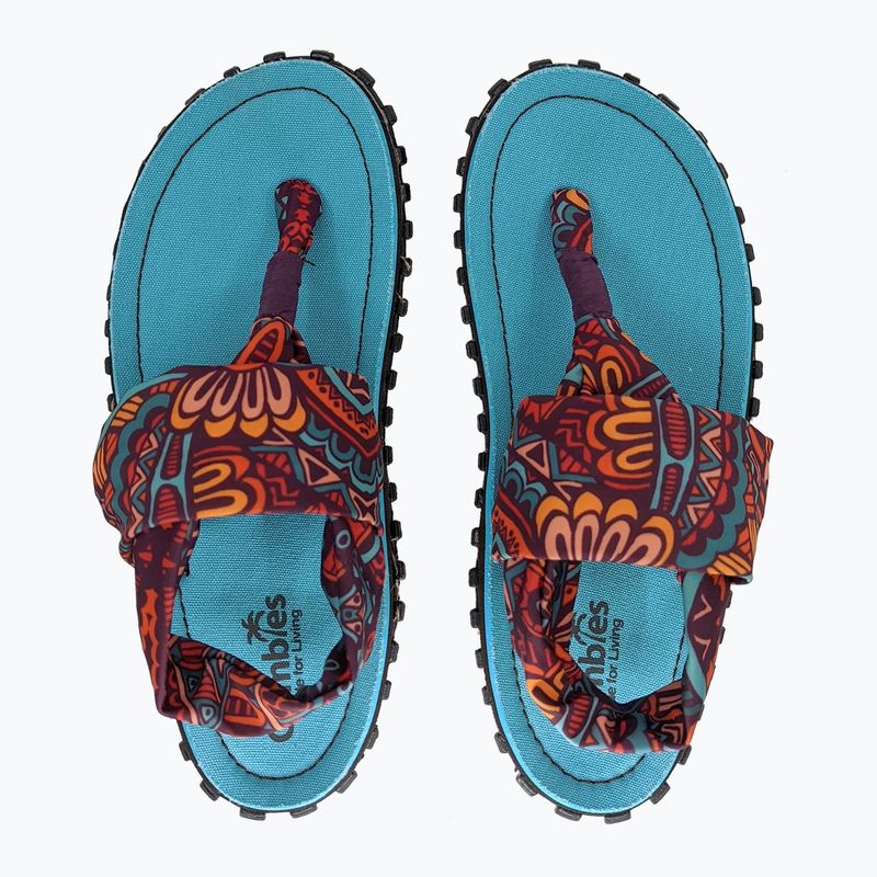 Gumbies дамски сандали Slingback turquoise vintage 3