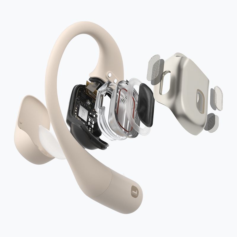 Безжични слушалки Shokz OpenFit beige 8