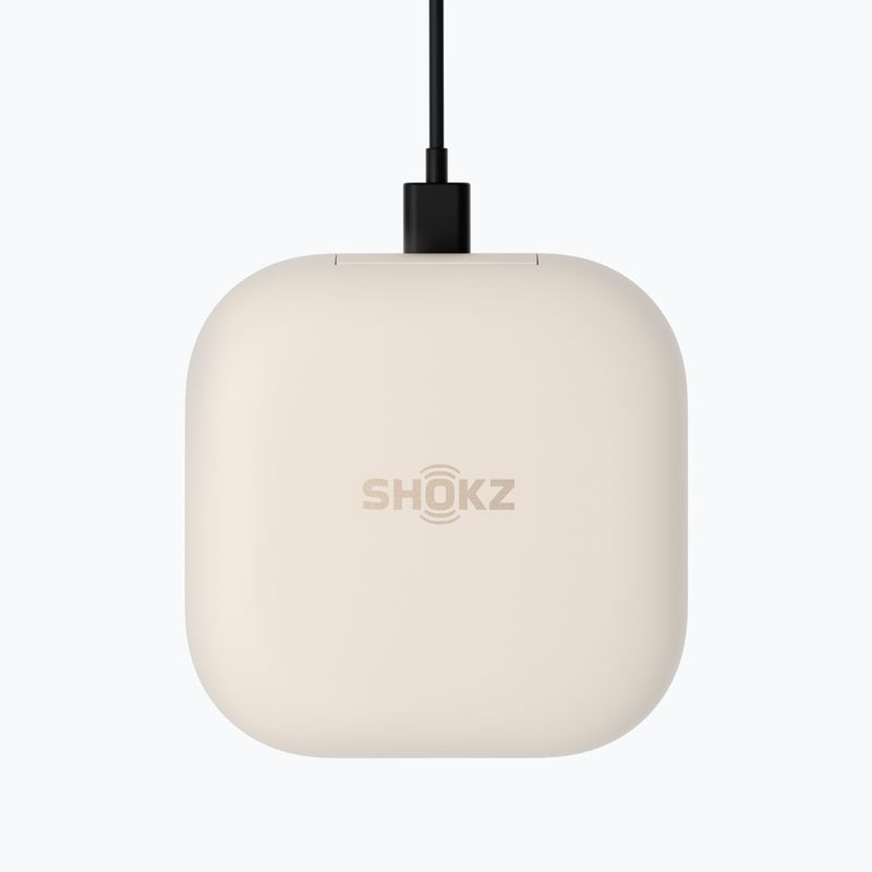Безжични слушалки Shokz OpenFit beige 12