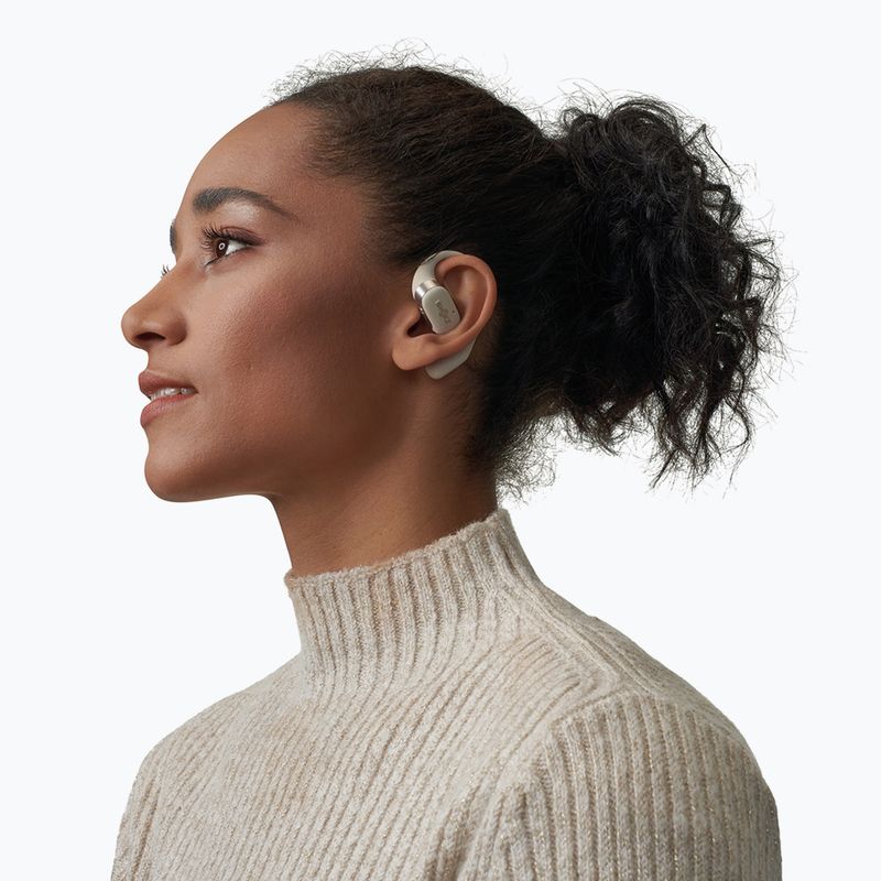 Безжични слушалки Shokz OpenFit beige 16