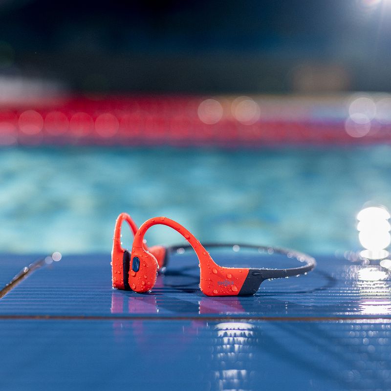 Безжични слушалки Shokz OpenSwim Pro red 19
