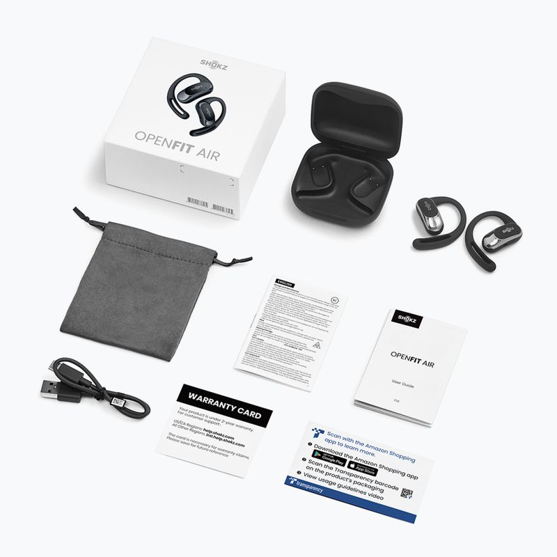 Безжични слушалки Shokz OpenFit Air black 11