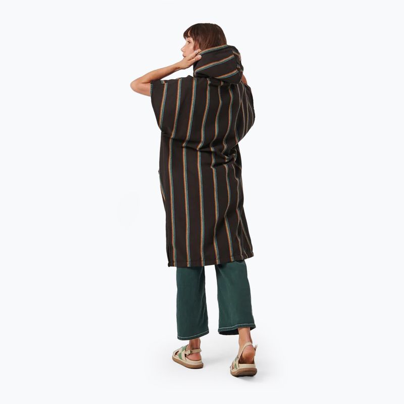 Slowtide Baja Stripe черно пончо 2