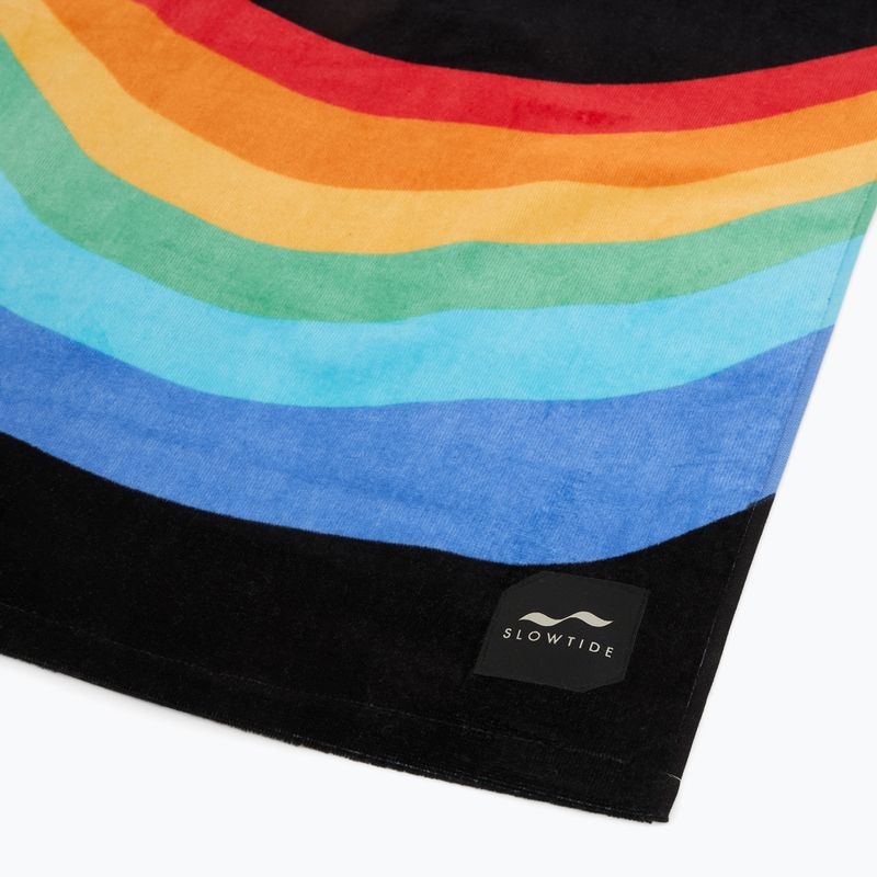 Slowtide Roygbiv Плажна кърпа черна 2