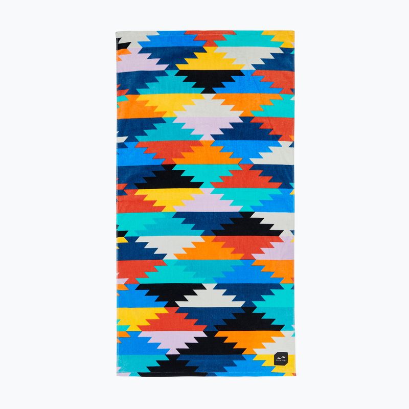 Slowtide Stacked Beach deep pacific towel