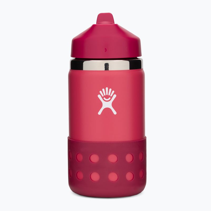 Термобутилка Hydro Flask Wide Mouth Straw Lid And Boot 2024 355 ml peony