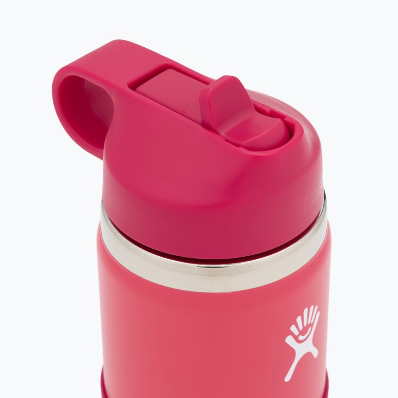 Термобутилка Hydro Flask Wide Mouth Straw Lid And Boot 2024 355 ml peony 3