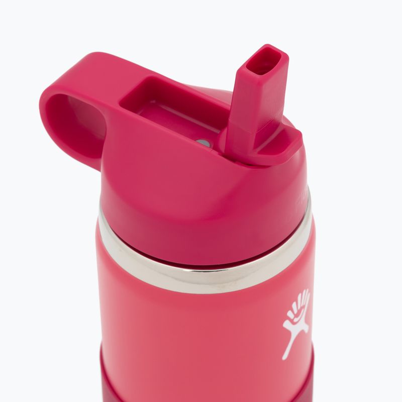 Термобутилка Hydro Flask Wide Mouth Straw Lid And Boot 2024 355 ml peony 4