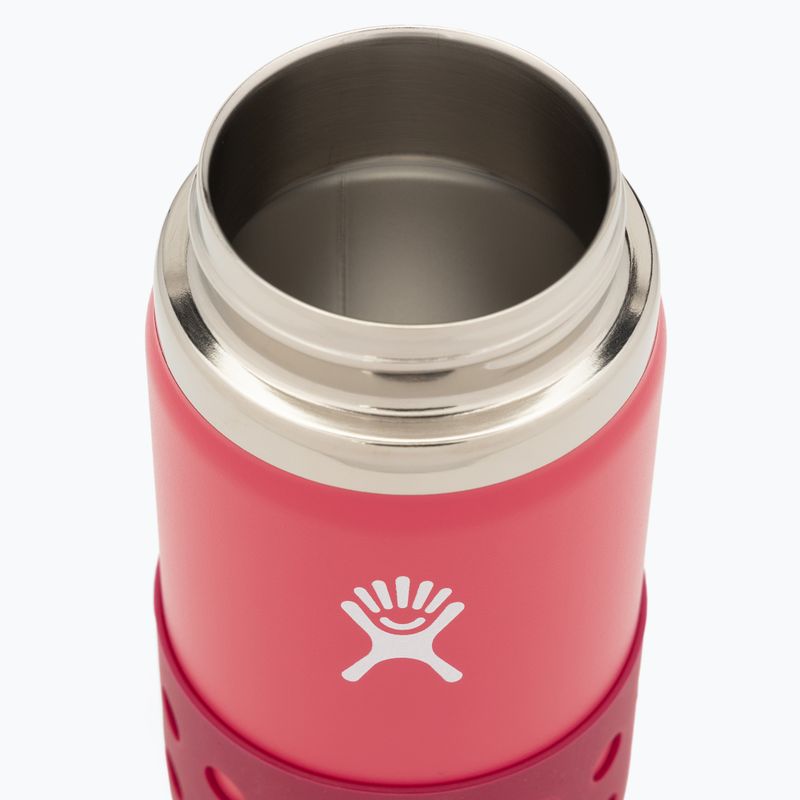 Термобутилка Hydro Flask Wide Mouth Straw Lid And Boot 2024 355 ml peony 5