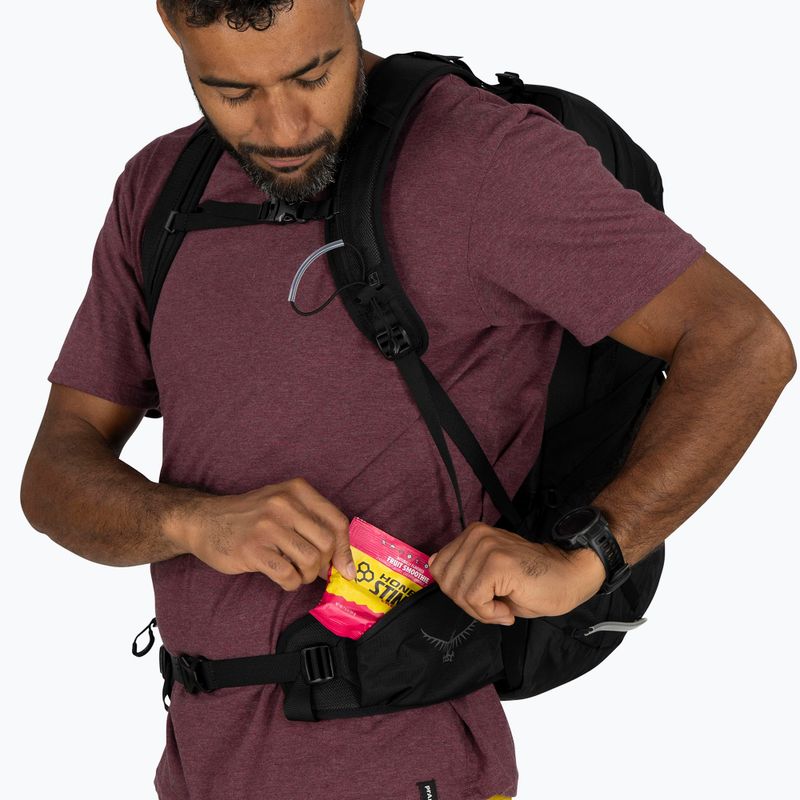 Osprey Talon 22 l black / coal grey мъжка туристическа раница 8