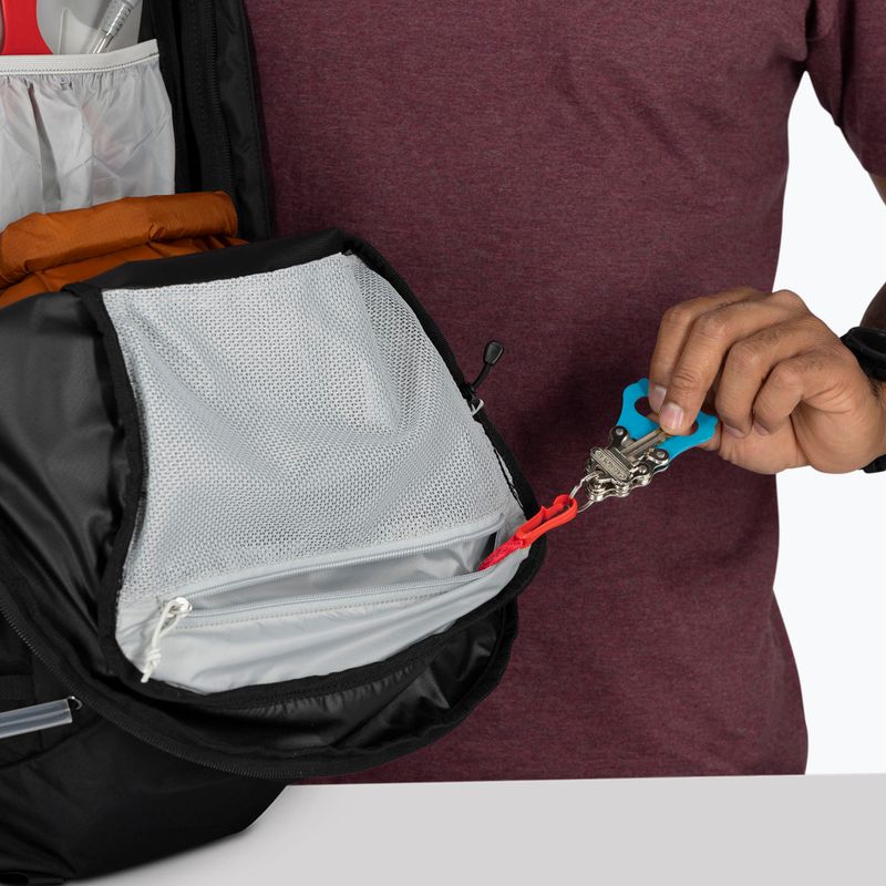Osprey Talon 22 l black / coal grey мъжка туристическа раница 13