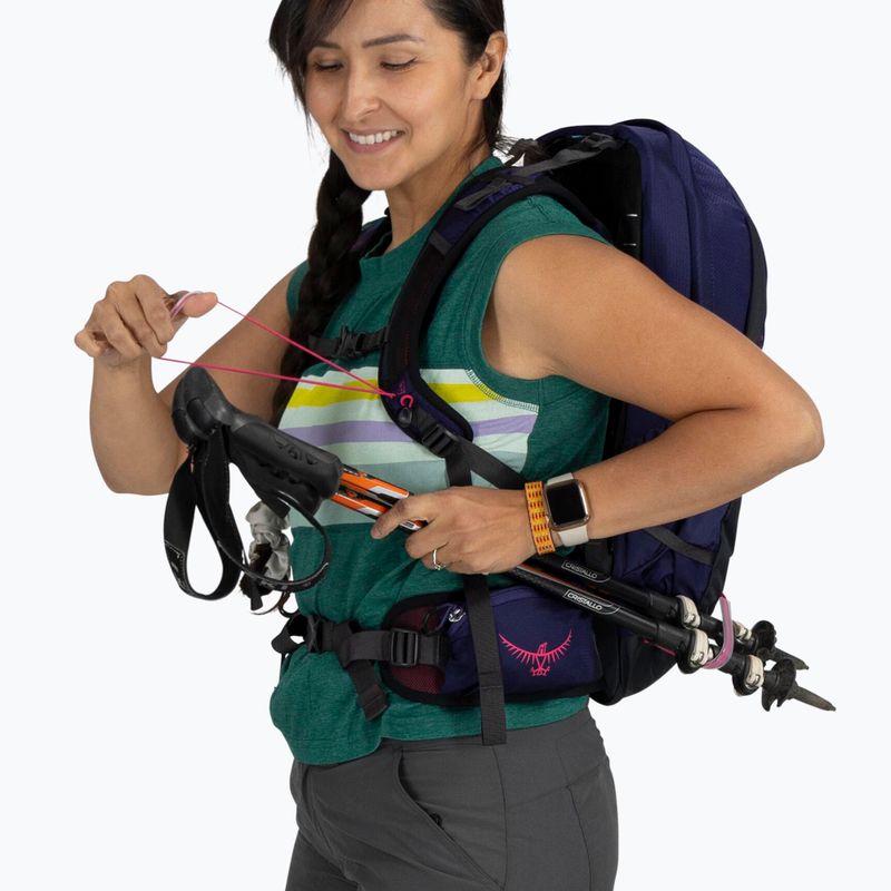 Osprey Tempest 11 l дамска туристическа раница deep fig / hotspot pink 7