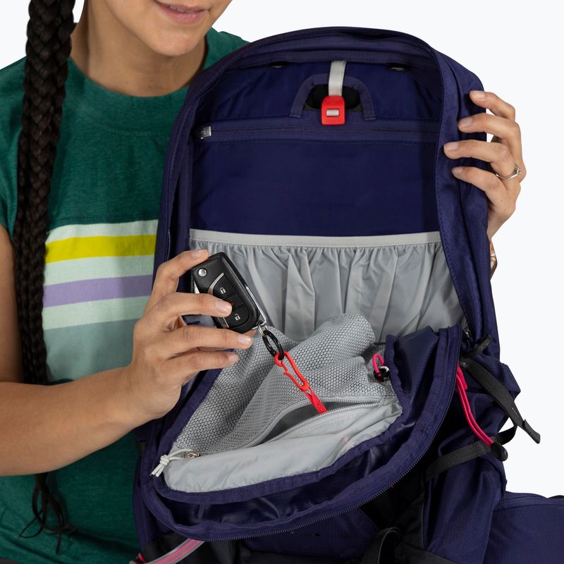 Osprey Tempest 11 l дамска туристическа раница deep fig / hotspot pink 9