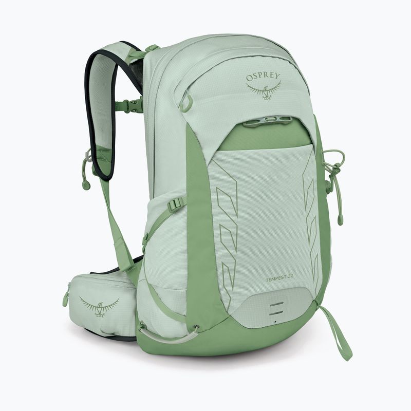 Дамска туристическа раница Osprey Tempest 22 l frosty mint green / botanica 2