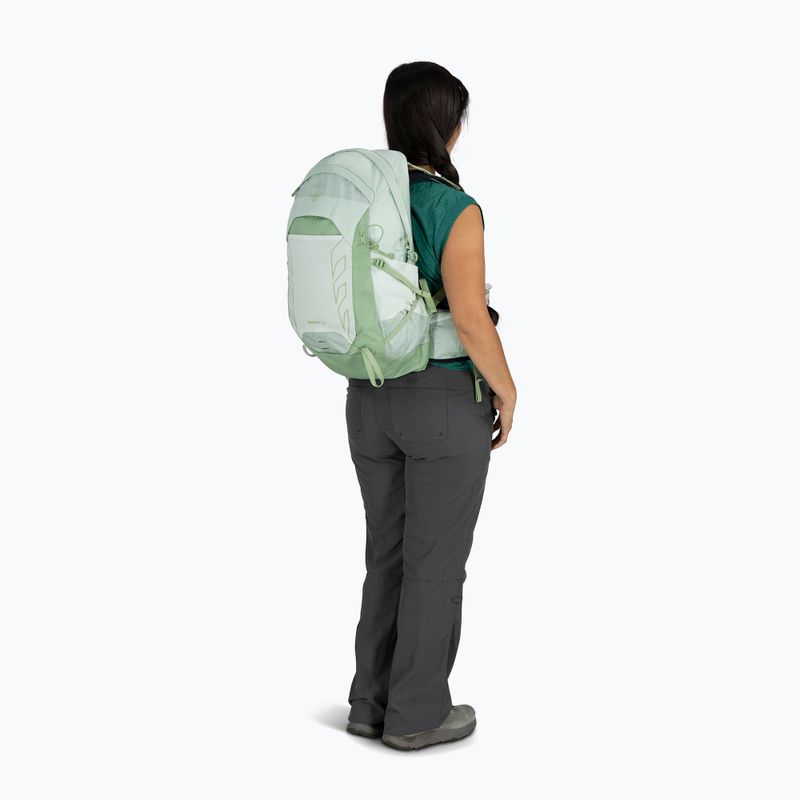 Дамска туристическа раница Osprey Tempest 22 l frosty mint green / botanica 6