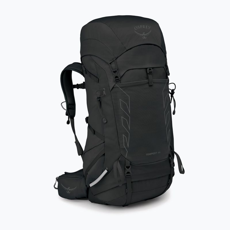 Дамска туристическа раница Osprey Tempest 44 l black / coal grey 2