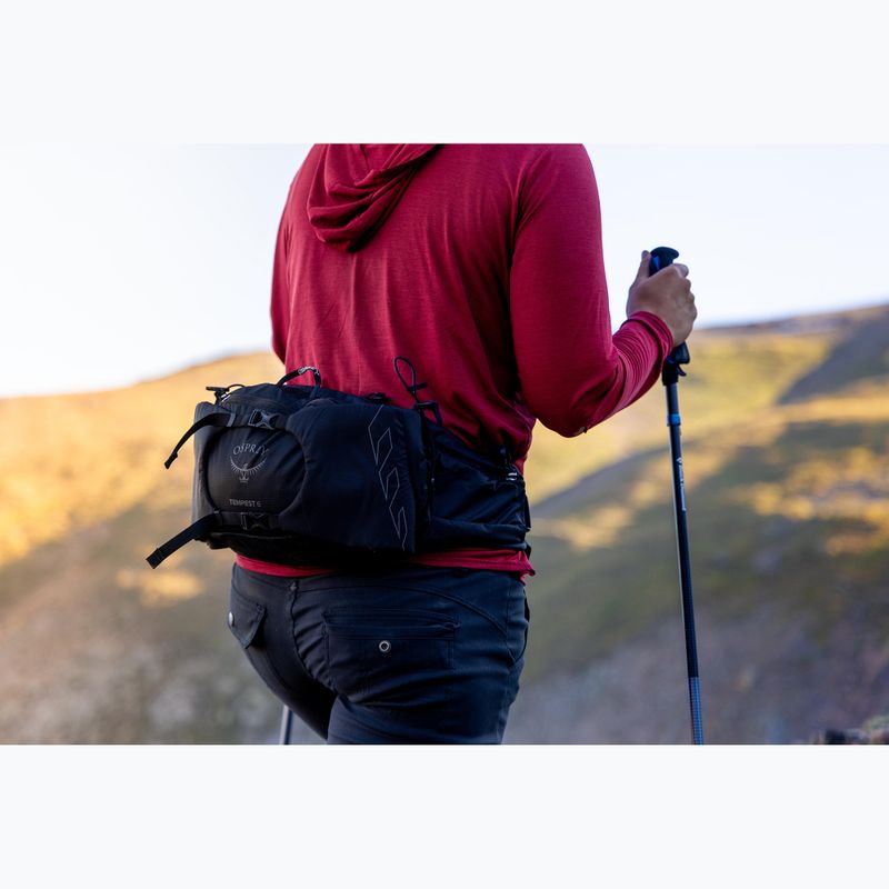 Чанта за бъбреци Osprey Tempest 6 l black/ coal grey 9