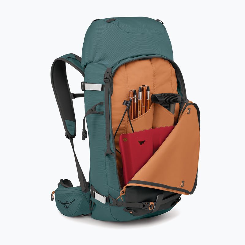 Скитуринг раница Osprey Soelden 45 l cascade blue/raven black 4