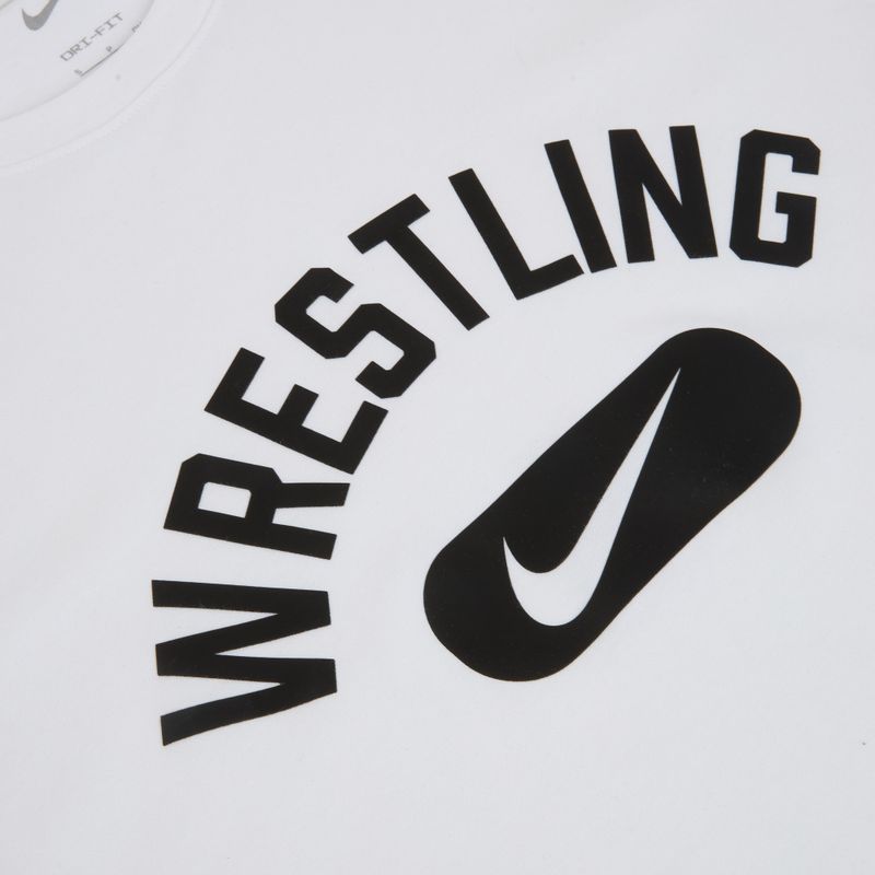 Мъжка тениска Nike Wrestling Disc DFC white/black 3