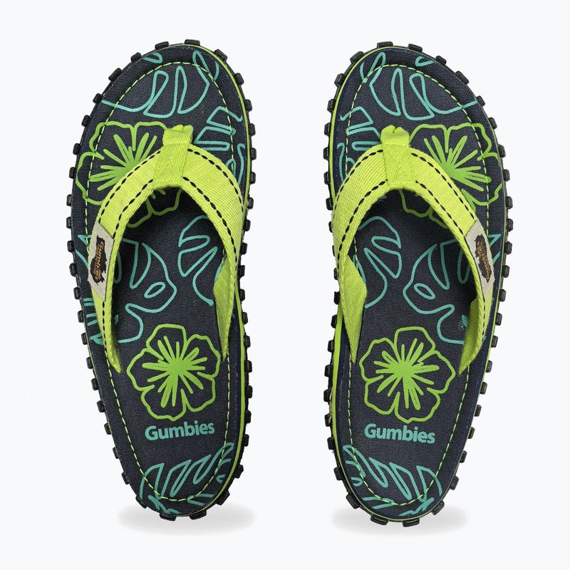 Джапанки Gumbies Islander lime hibiscus 4