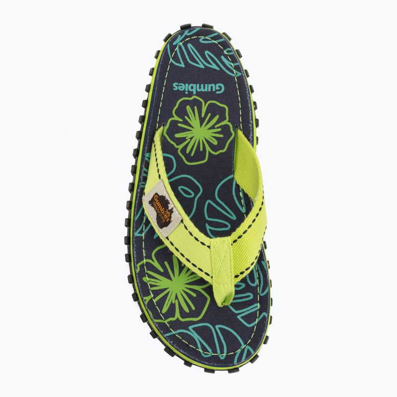 Джапанки Gumbies Islander lime hibiscus 5