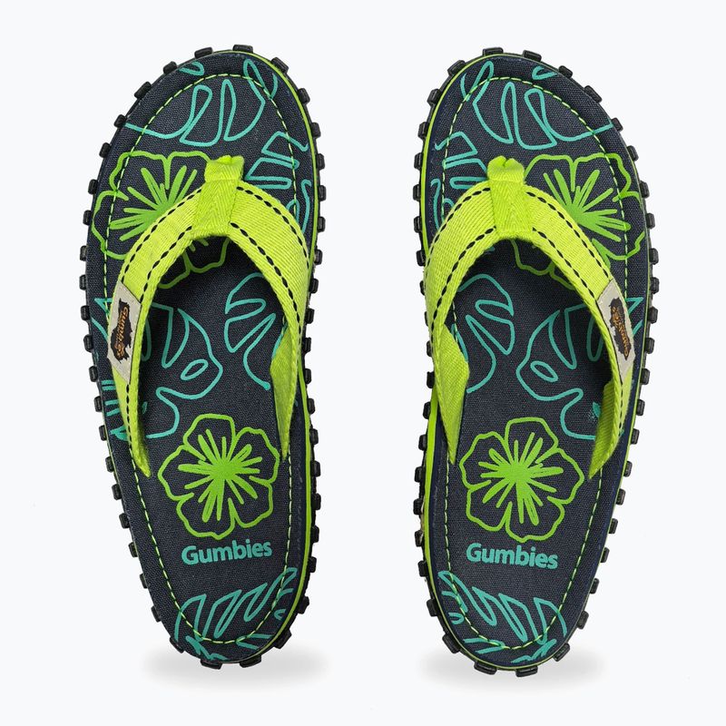 Джапанки Gumbies Islander lime hibiscus 3