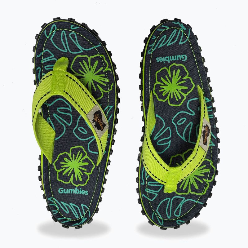 Джапанки Gumbies Islander lime hibiscus 4