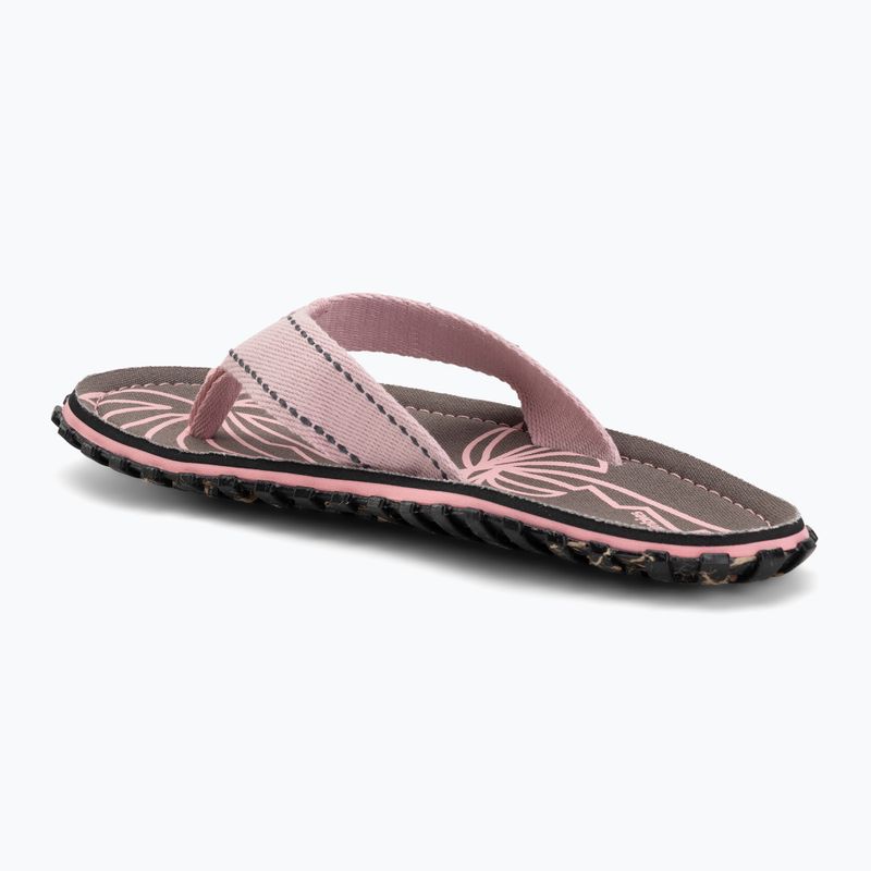 Джапанки Gumbies Islander palm leaf pink 3