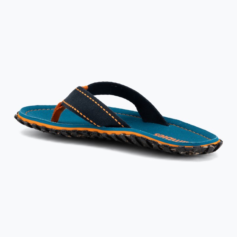 Джапанки Gumbies Islander tricolor blue 3