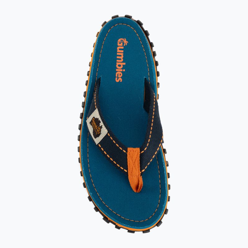 Джапанки Gumbies Islander tricolor blue 5