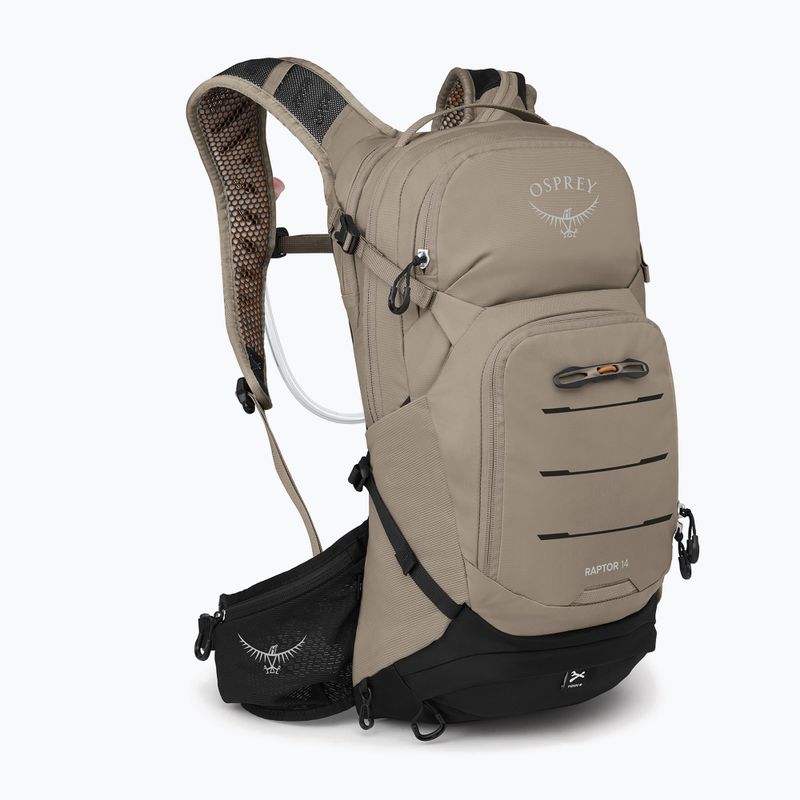 Раница за велосипед Osprey Raptor 14 + 2,5-литров резервоар pediment grey 2