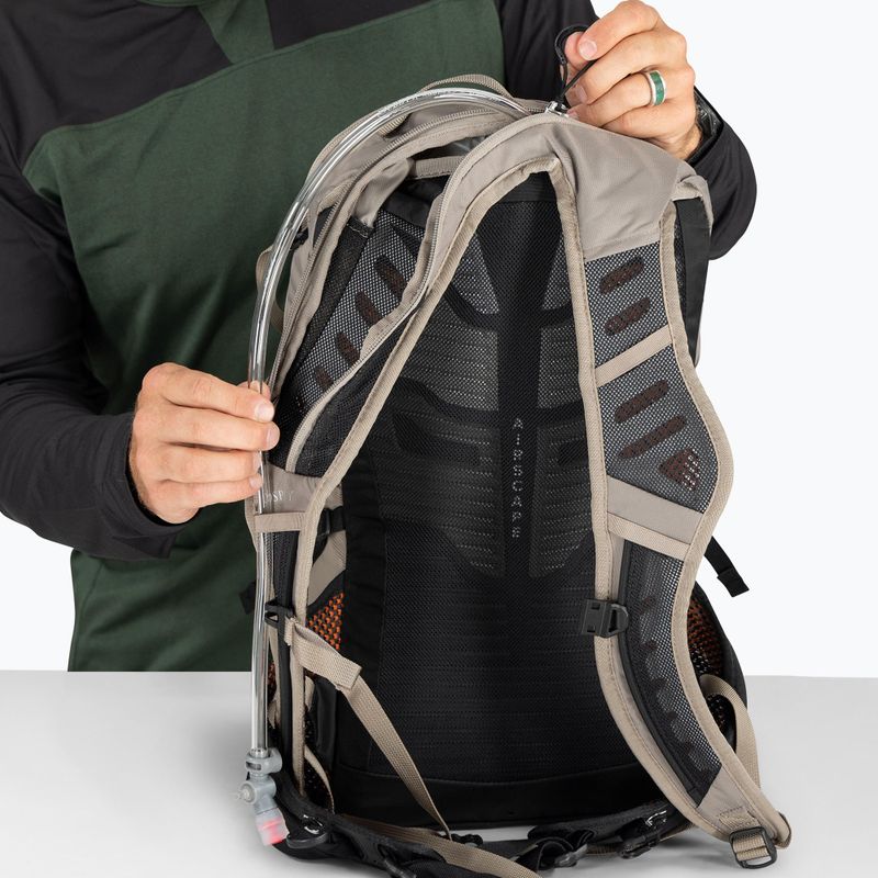 Раница за велосипед Osprey Raptor 14 + 2,5-литров резервоар pediment grey 14