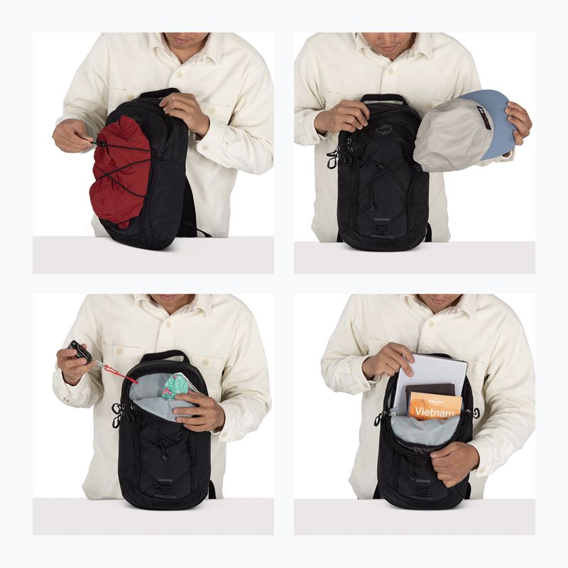 Градска раница на едно рамо Osprey Quasar Sling 6 l black 12