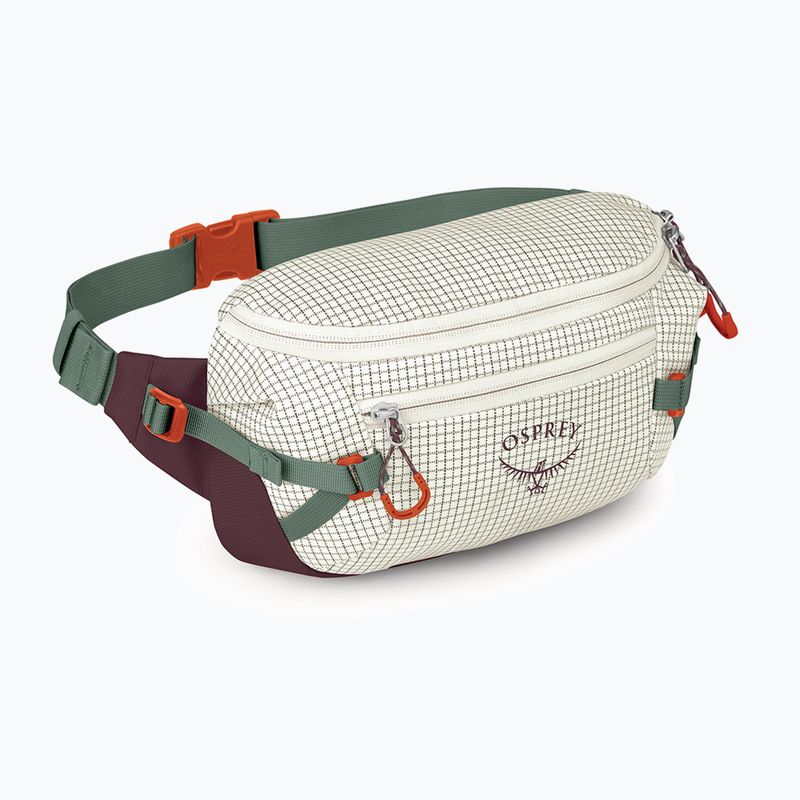Чантичка за кръстна Osprey Transporter Waist Pack 3 l mystery white/moody burgundy 2