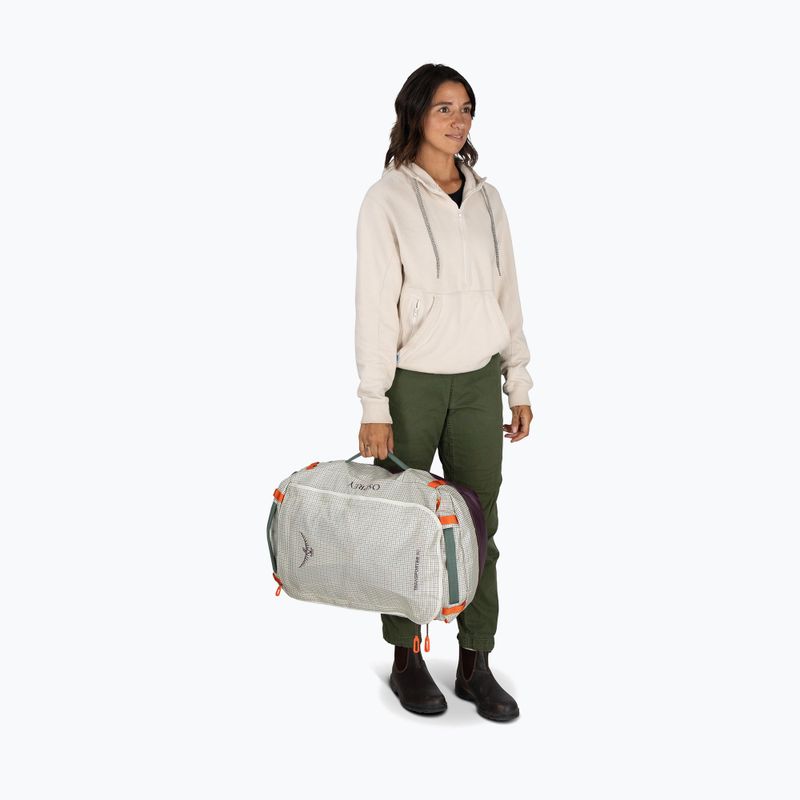 Пътна чанта Osprey Transporter Duffel 40 l mystery white/moody burgundy 4