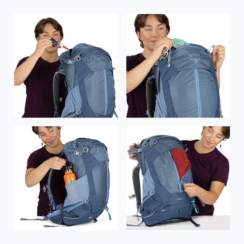 Дамска туристическа раница Osprey Sirrus 24 l sevres blue 13