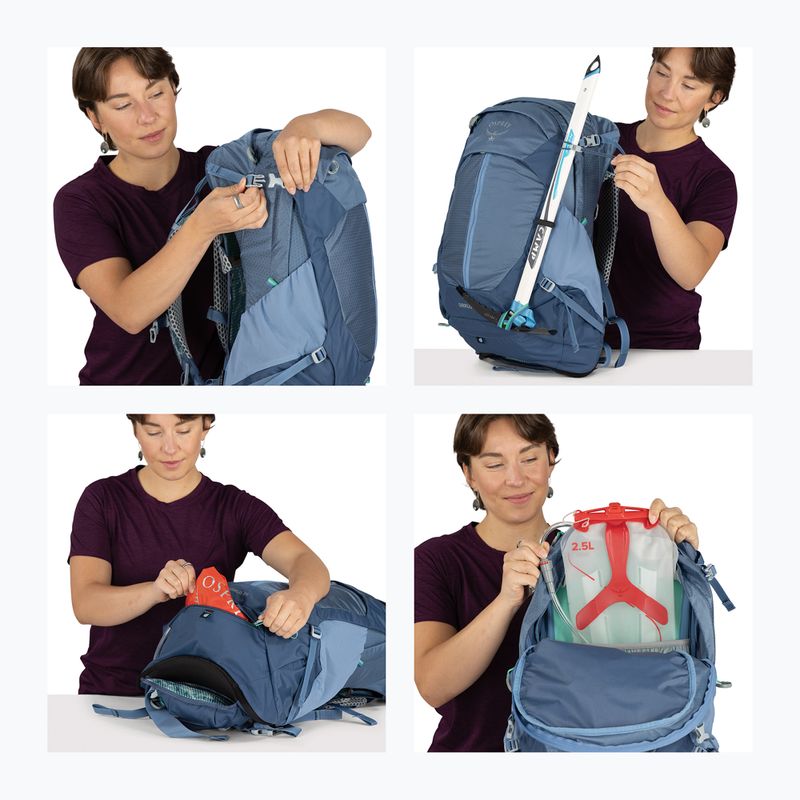 Дамска туристическа раница Osprey Sirrus 24 l sevres blue 14