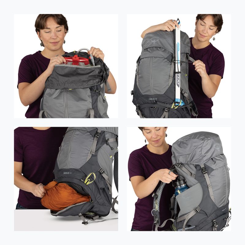 Дамска туристическа раница Osprey Sirrus 36 l medium grey 15