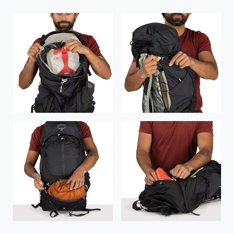 Мъжка туристическа раница Osprey Stratos 36 l raven black 15