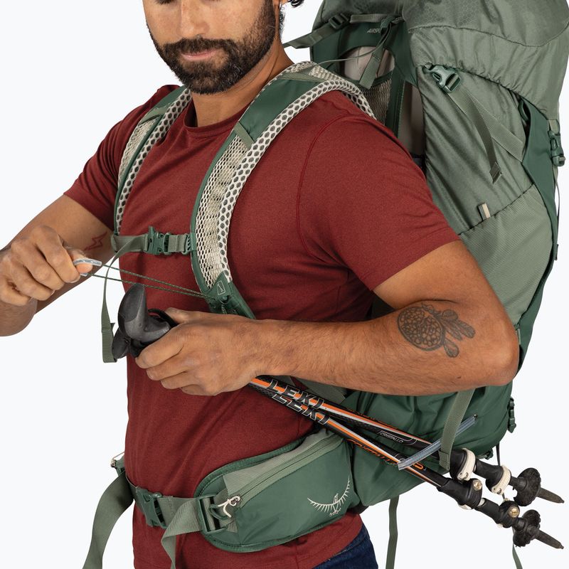 Мъжка туристическа раница Osprey Stratos 44 l pine leaf 11